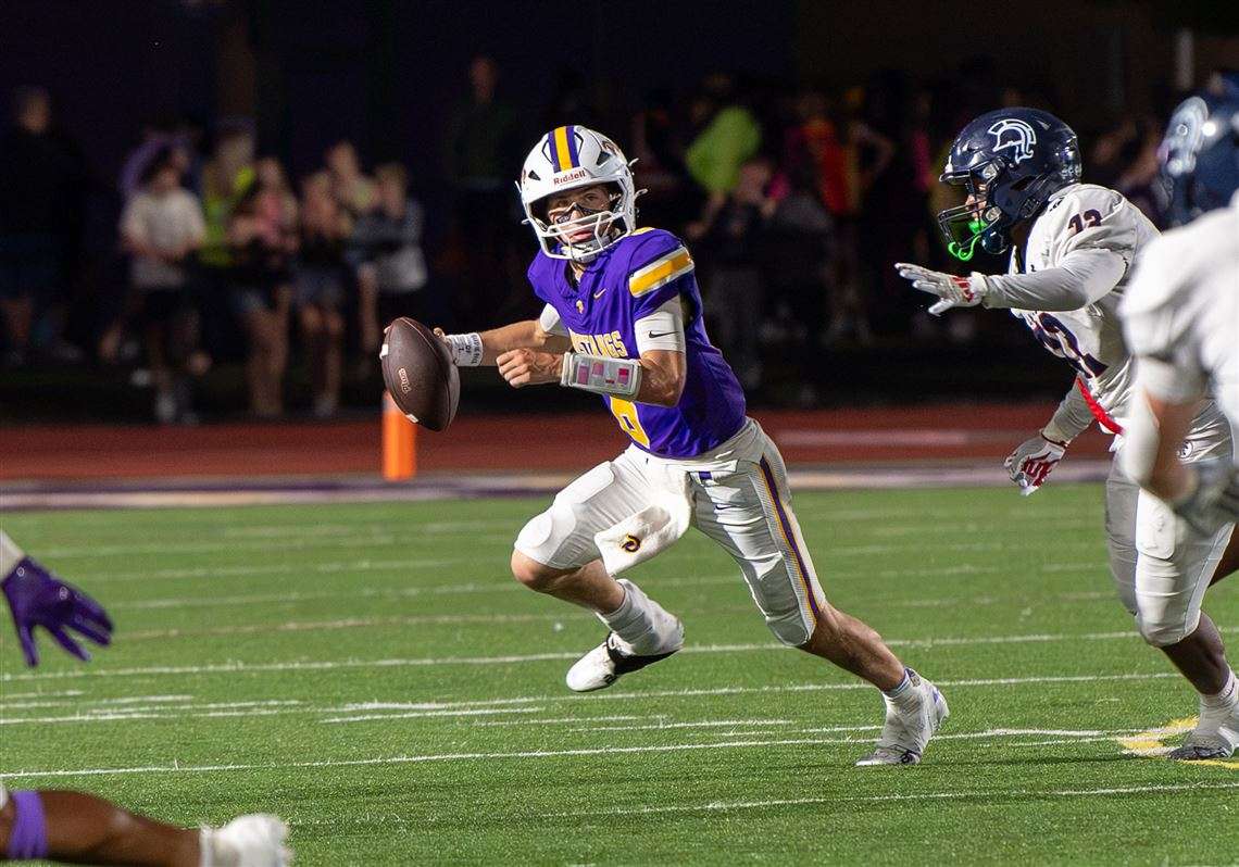 Quarterback John Nonnenberg has helped Plum get off to a 5-0 start this season.