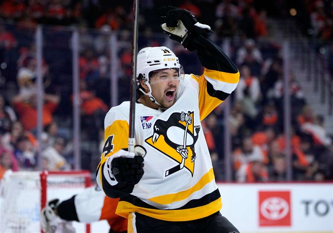 Nick Robertson keeps scoring for the Penguins, making an early-season statement